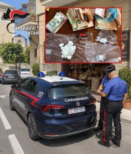 Scopri di più sull'articolo Agrigento – Cocaina e crack nel negozio di caffè, 34enne arrestato