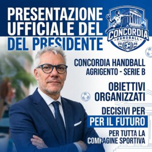 Scopri di più sull'articolo Pallamano, inizia la stagione della Concordia Handball Agrigento (intervista a Vella al Vg)