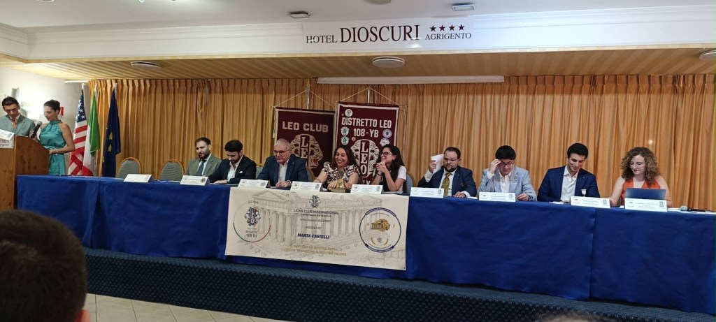 Al momento stai visualizzando Agrigento, Distretto Leo 108Yb, inaugurato l’anno sociale con il I Gabinetto Distrettuale “SunLeone”