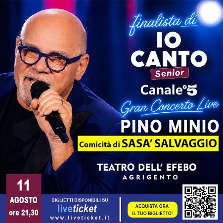Al momento stai visualizzando Agrigento – Teatro dell’Efebo, concerto di Pino Minio con Sasà Salvaggio sul palco (video interviste)