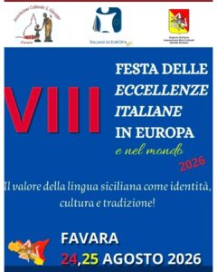 Scopri di più sull'articolo Agrigento – Favara, VIII edizione della Festa delle Eccellenze Italiane nel Mondo