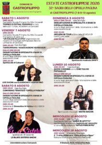 Scopri di più sull'articolo Agrigento – Castrofilippo, inizia la Sagra della Cipolla paglina