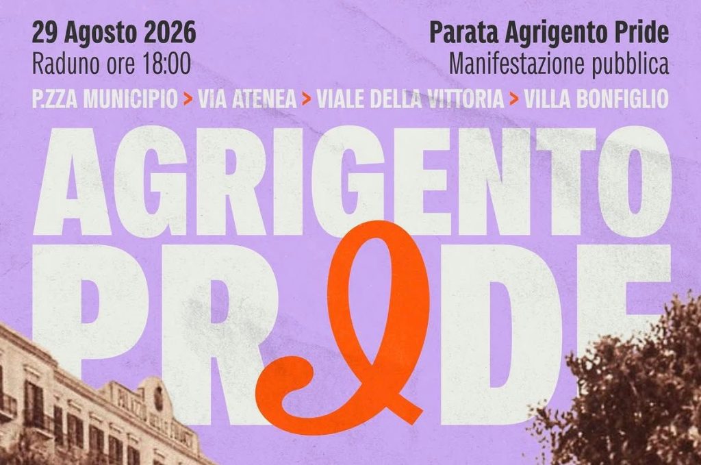 Al momento stai visualizzando Agrigento Pride: il 29 agosto la città scende in strada per i diritti e l’inclusione
