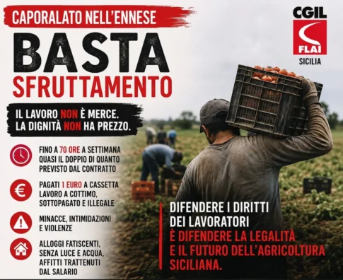 Al momento stai visualizzando Agrigento – Caporalato nell’Ennese, Flai Cgil Sicilia: “Lo sfruttamento nei campi è una realtà che denunciamo da anni”