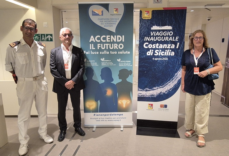 Al momento stai visualizzando Anche l’ASP di Agrigento al viaggio inaugurale del “Costanza I di Sicilia”: la prevenzione sale a bordo