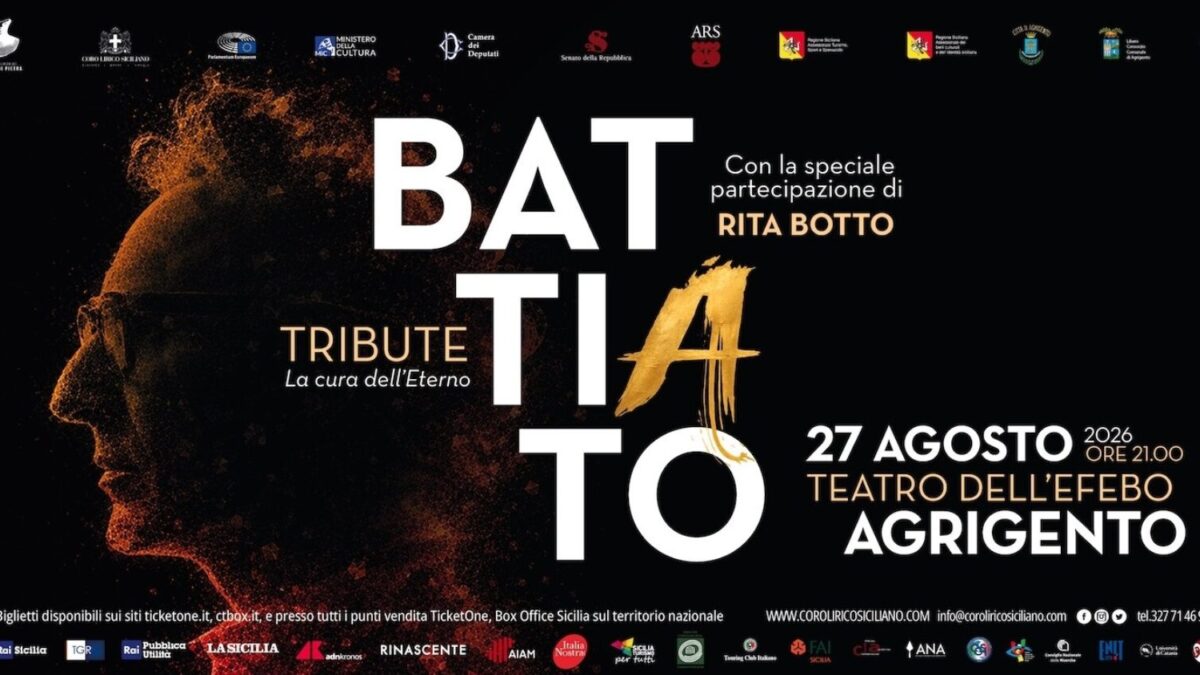 Al momento stai visualizzando Agrigento – Attesa per “Battiato Tribute – La cura dell’eterno” giovedì 27 agosto al Teatro dell’Efebo