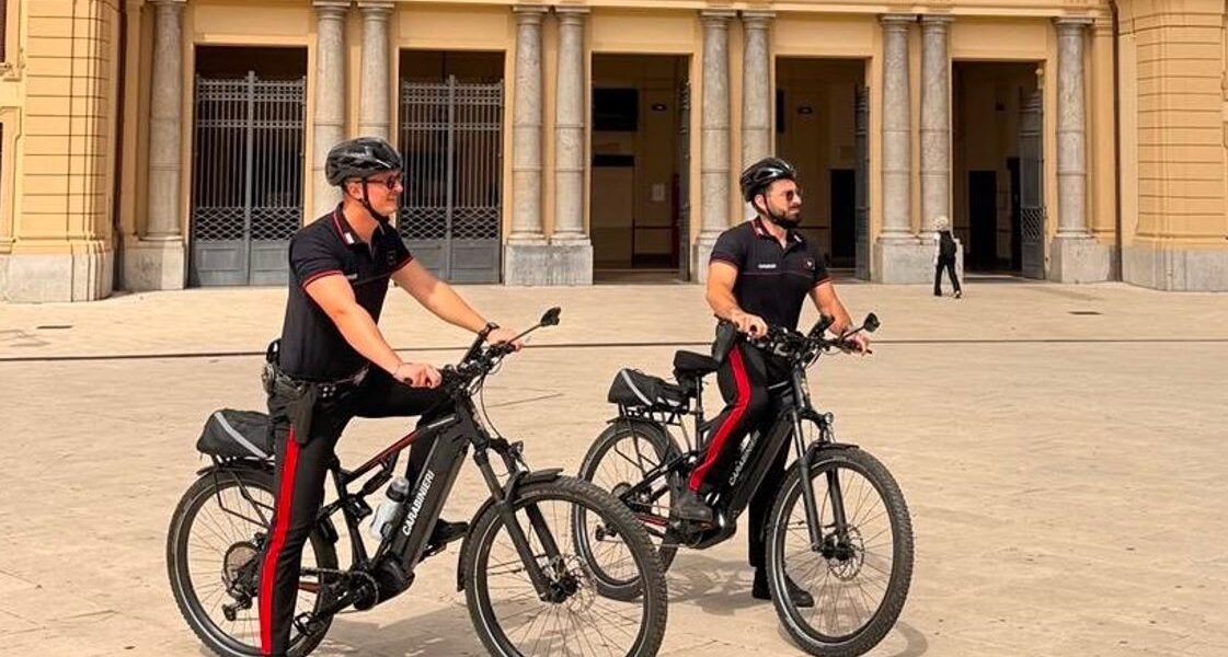 Al momento stai visualizzando Carabinieri, ad Agrigento il controllo del territorio anche con le e-bike