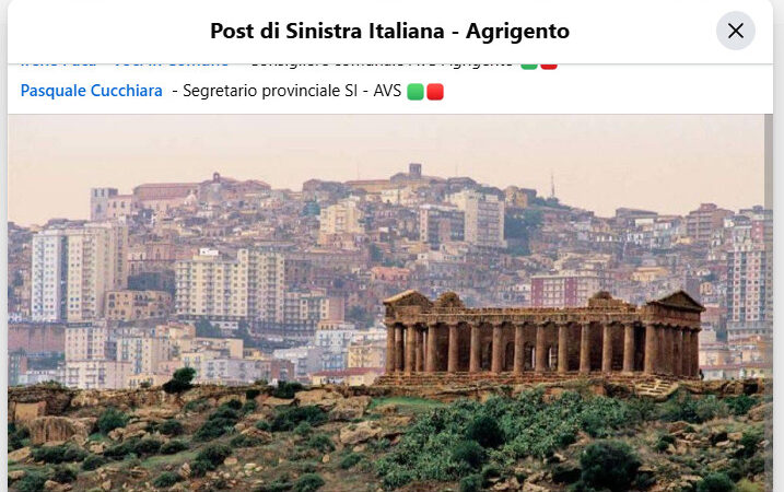 Al momento stai visualizzando Sinistra Italiana Agrigento e quell’immagine, la più contestata della città: un autogol