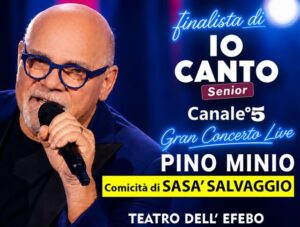 Scopri di più sull'articolo Agrigento, al Teatro dell’Efebo di Agrigento arriva Pino Minio