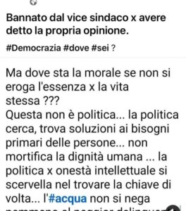 Scopri di più sull'articolo Agrigento – Bannare il dissenso? Caro Giovanni Crosta, la democrazia non funziona così. Vergognati