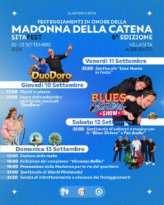 Scopri di più sull'articolo Agrigento – Villaseta celebra la Madonna della Catena: al via la settimana dei festeggiamenti