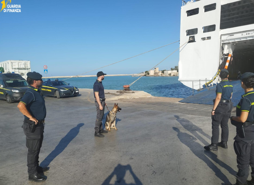 Al momento stai visualizzando Agrigento, arriva Nolly, giovane pastore tedesco della Guardia di Finanza contro lo spaccio