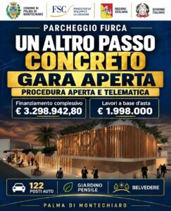 Scopri di più sull'articolo Agrigento – Palma, parcheggio Furca, un altro passo concreto. La gara è aperta