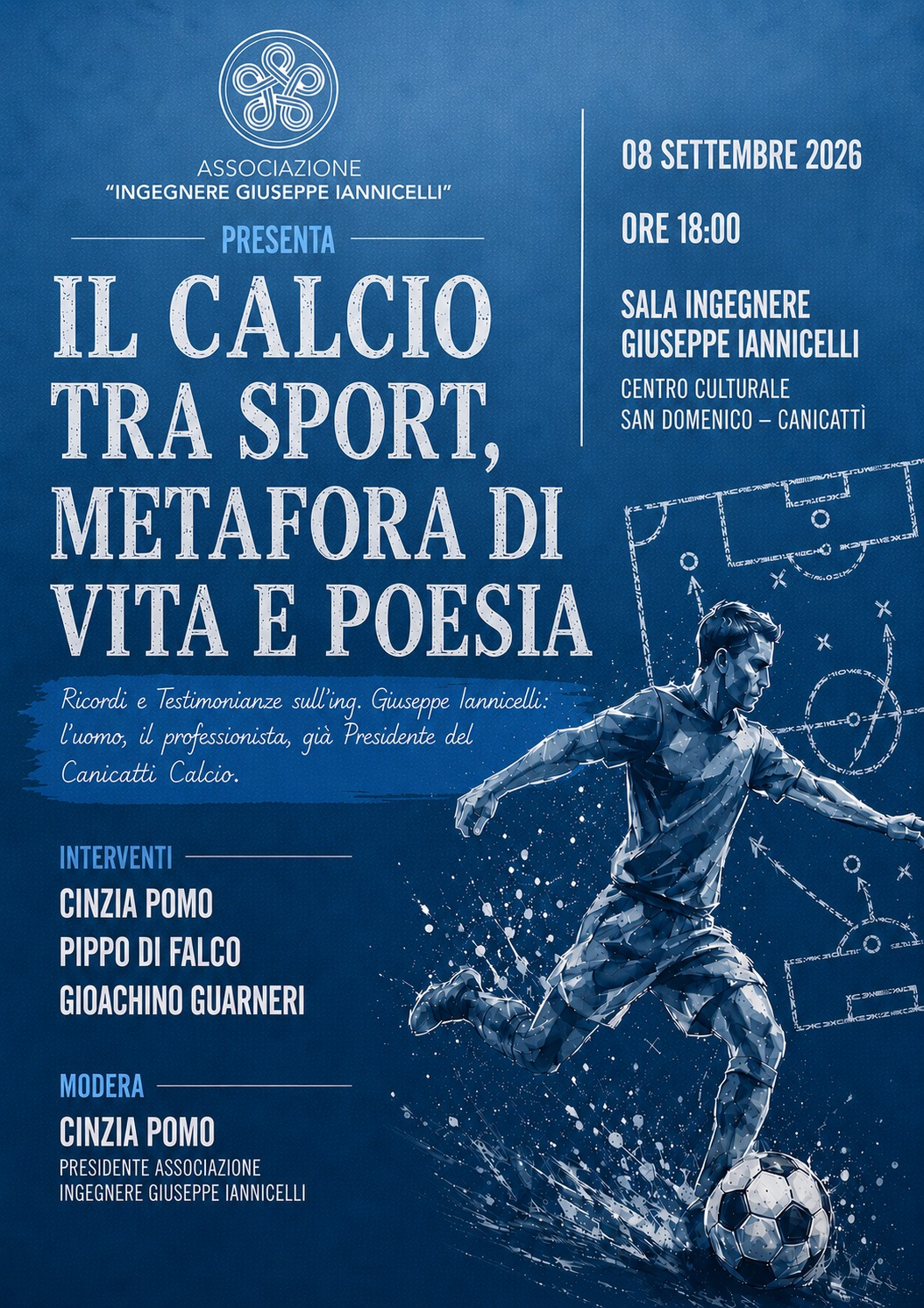 Al momento stai visualizzando Agrigento – Canicattì, il calcio come metafora di vita: un incontro per ricordare l’ingegnere Giuseppe Iannicelli