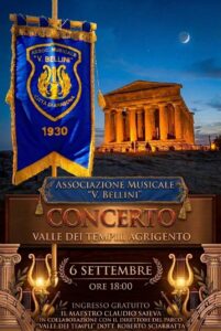 Scopri di più sull'articolo Agrigento – Concerto della banda Bellini di Aragona alla Valle dei templi. Ingresso gratuito