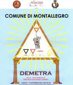 Scopri di più sull'articolo Agrigento – Il mito di Demetra incanta la Sicilia: la forza del dramma greco al centro del Circolo Culturale “Giovanni Meli”
