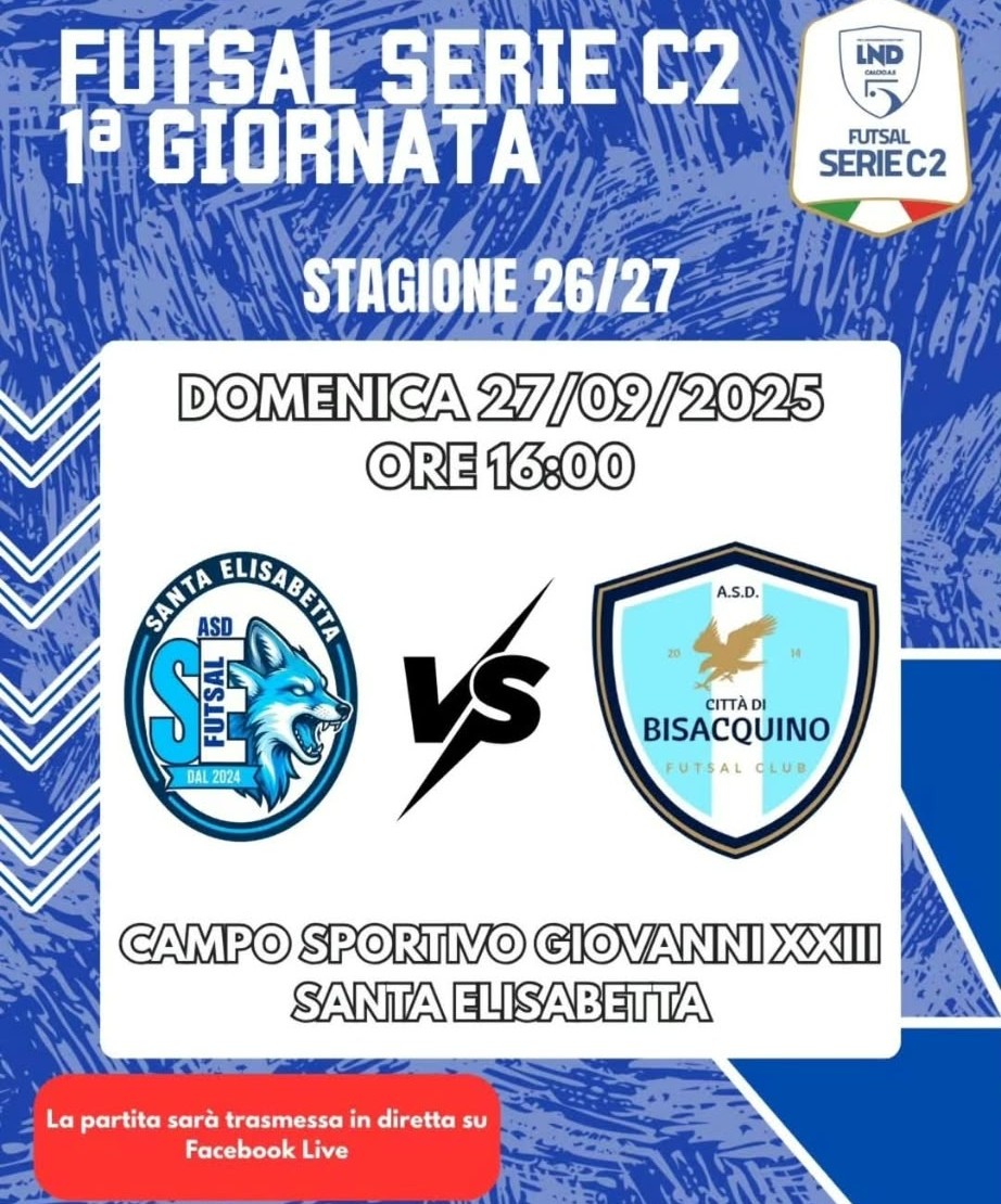 Al momento stai visualizzando Agrigento – Calcio a 5 C2, debutta il Santa Elisabetta Futsal