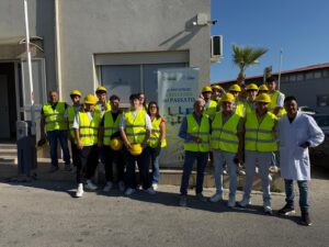 Scopri di più sull'articolo Agrigento – L’I.I.S. Ambrosini-M.L.King di Favara visita lo stabilimento della Siciliana Gessi Chianetta srl
