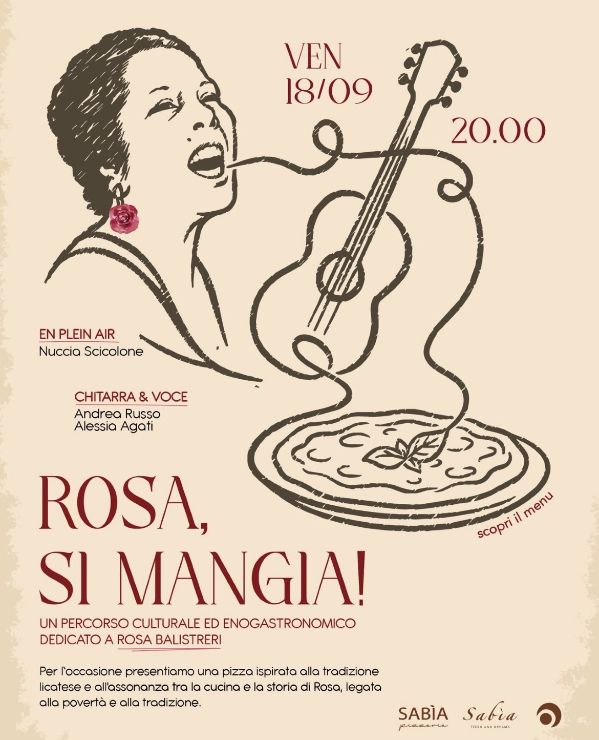 Al momento stai visualizzando Agrigento – Nasce a Gela la “Pizza Rosa” per i cent’anni di Rosa Balistreri
