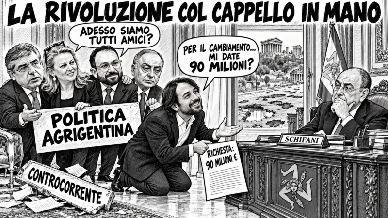 Al momento stai visualizzando Agrigento, Sodano chiede 90 milioni a Schifani: Tante promesse, ma quando la diretta sui risultati?