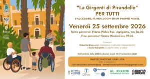 Scopri di più sull'articolo Agrigento – I luoghi di Pirandello: percorso dedicato alle persone con disabilità
