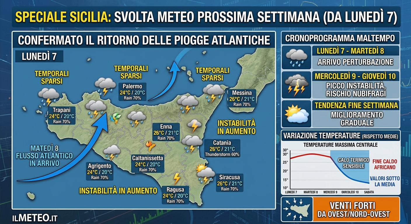 Al momento stai visualizzando Agrigento – Sicilia, meteo: Ultimi giorni caldi. Nella prossima settimana arrivano calo termico e piogge