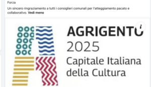 Scopri di più sull'articolo Fondazione Agrigento 2025, Mangione esulta: “Ce l’abbiamo fatta”. Ma chi è questo “abbiamo”? Il voto decisivo arriva proprio dal centrodestra