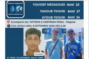 Scopri di più sull'articolo Agrigento – Nessuna traccia di tre minorenni. Ricerche in corso