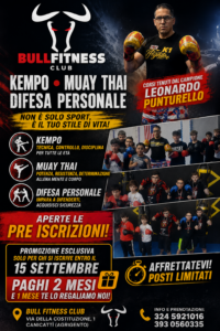 Scopri di più sull'articolo Agrigento – Bull Fitness, a Canicattì un nuovo corso contro il bullismo: autodifesa, sicurezza e rispetto