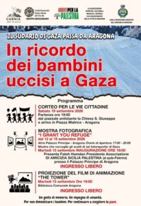 Scopri di più sull'articolo Agrigento – “Il sudario di Gaza passa da Aragona” in ricordo dei bambini uccisi a Gaza. Ecco tutte le iniziative
