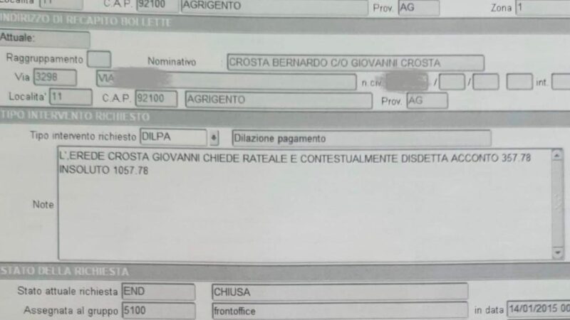 Al momento stai visualizzando Agrigento – AICA, quella schermata riservata finita sui social: La presidente Nobile chiarisca chi ha avuto accesso ai dati