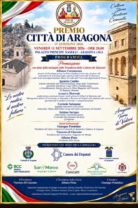 Scopri di più sull'articolo Agrigento – Aragona, al via la 4^ edizione del Premio Città di Aragona: Ecco i premiati