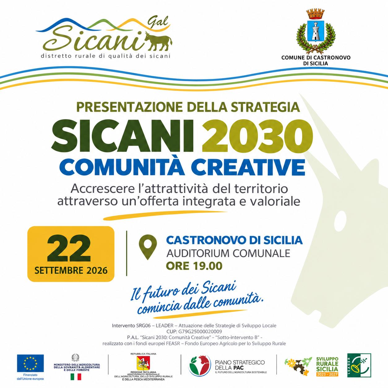 Al momento stai visualizzando Agrigento – Sicani 2030, a Castronovo di Sicilia il futuro dei territori passa dalle comunità