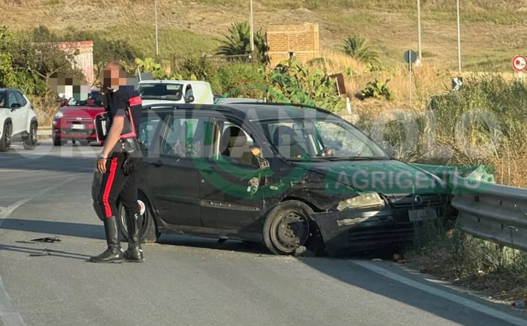 Al momento stai visualizzando Agrigento – Incidente stradale in contrada Crocca: coinvolte due auto