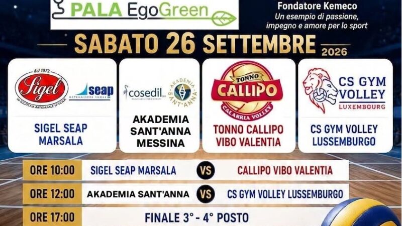 Al momento stai visualizzando Agrigento, il grande volley al PalaEgogreen per il quarto memorial Pietro Murania