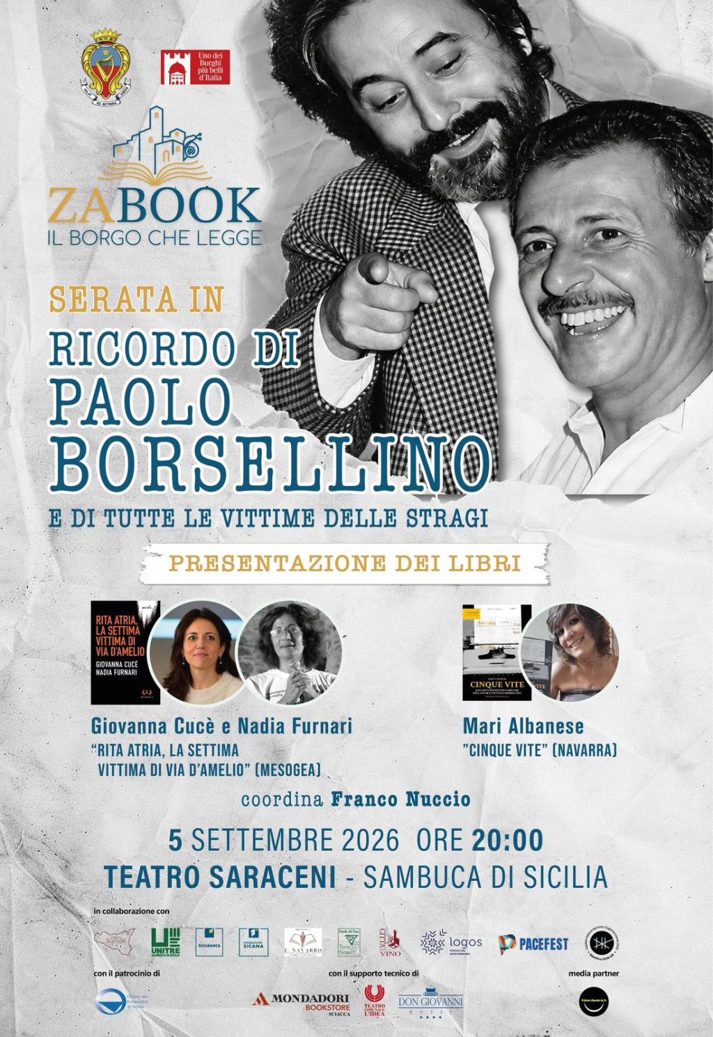 Al momento stai visualizzando Agrigento – “Zabook. Il borgo che legge”: ecco i prossimi incontri