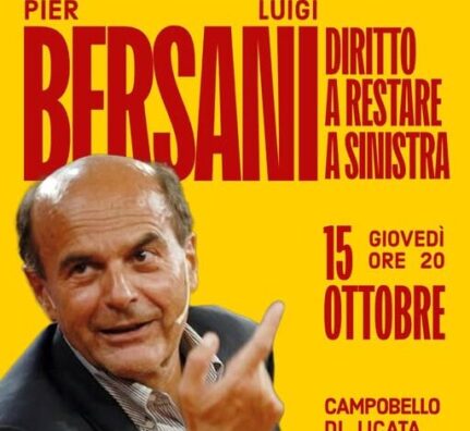Al momento stai visualizzando Agrigento – Campobello di Licata, “Patto per Restare”. Il 15 ottobre incontro con Pier Luigi Bersani