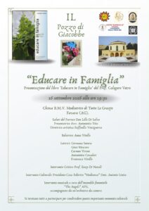 Al momento stai visualizzando Agrigento – Festa di Maria bambina-Pozzo di Giacobbe, Presentazione del libro “Educare in Famiglia” di C.  Vetro