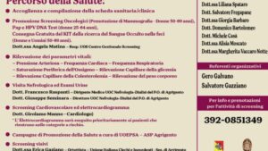 Scopri di più sull'articolo Fastucafest 2026, l’ASP di Agrigento a Raffadali con la “Piazza della Salute”