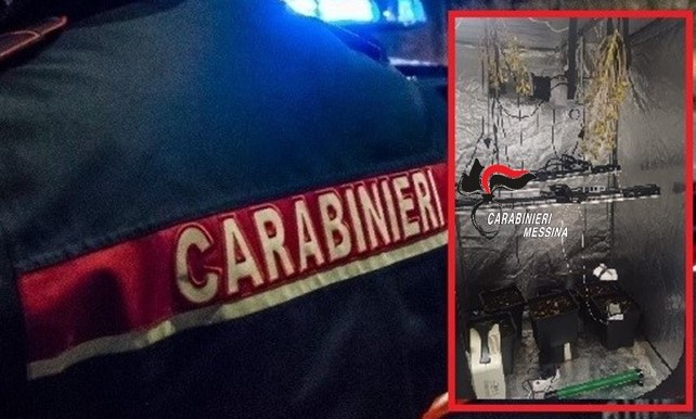 Al momento stai visualizzando Agrigento – Taormina, droga e una serra artigianale in casa: arrestato un 61enne