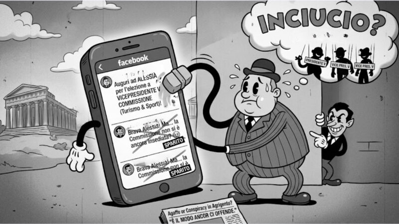 Al momento stai visualizzando Agrigento – La vicepresidenza che appare e sparisce: la gaffe d’amore di Cantone e i commenti che non ci sono più