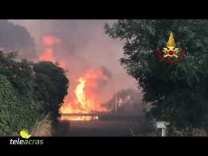 Scopri di più sull'articolo Teleacras – Incendi in Sicilia, appello dell’Anci