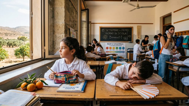 Al momento stai visualizzando Tra caldo record, caro-scuola e fragilità emotive, come affrontare il rientro a scuola. Ad Agrigento anche la politica non da riposte
