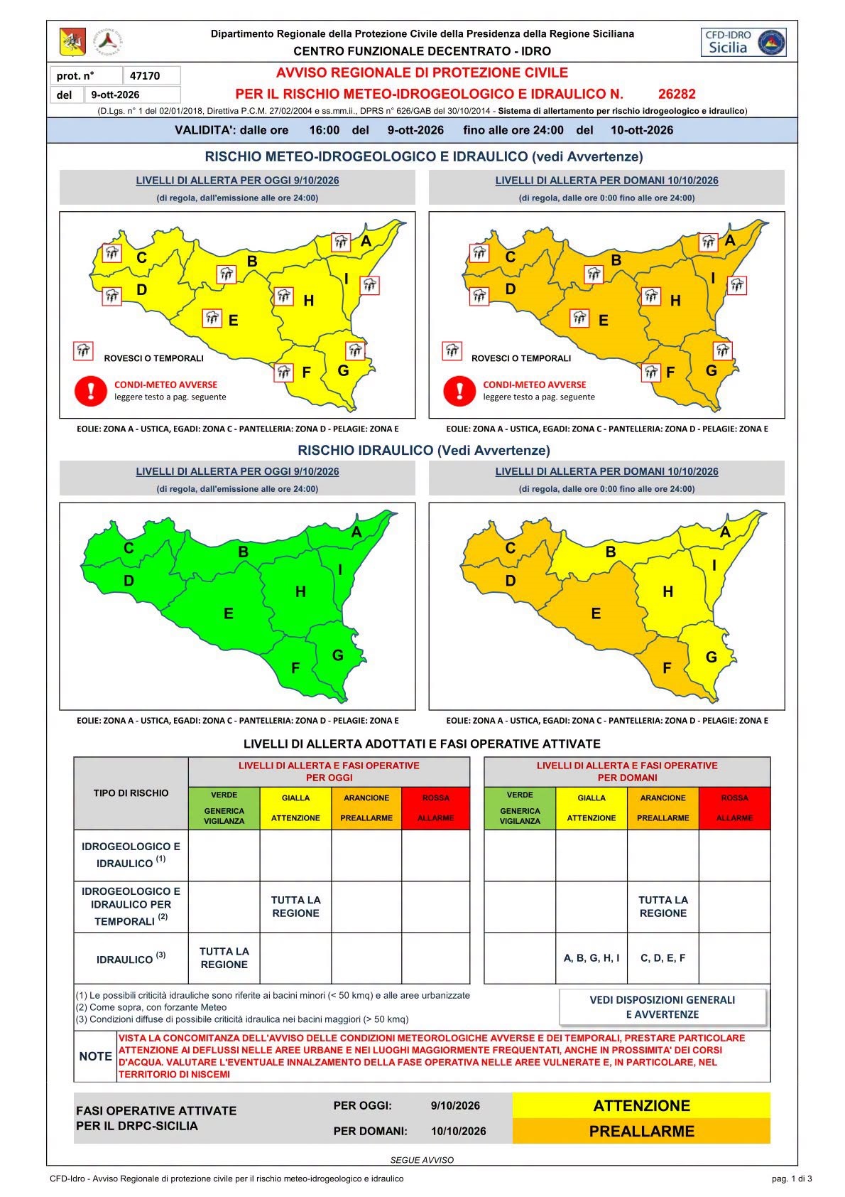 Al momento stai visualizzando Agrigento – Canicattì, allerta meteo arancione: scuole chiuse e stop alle attività all’aperto