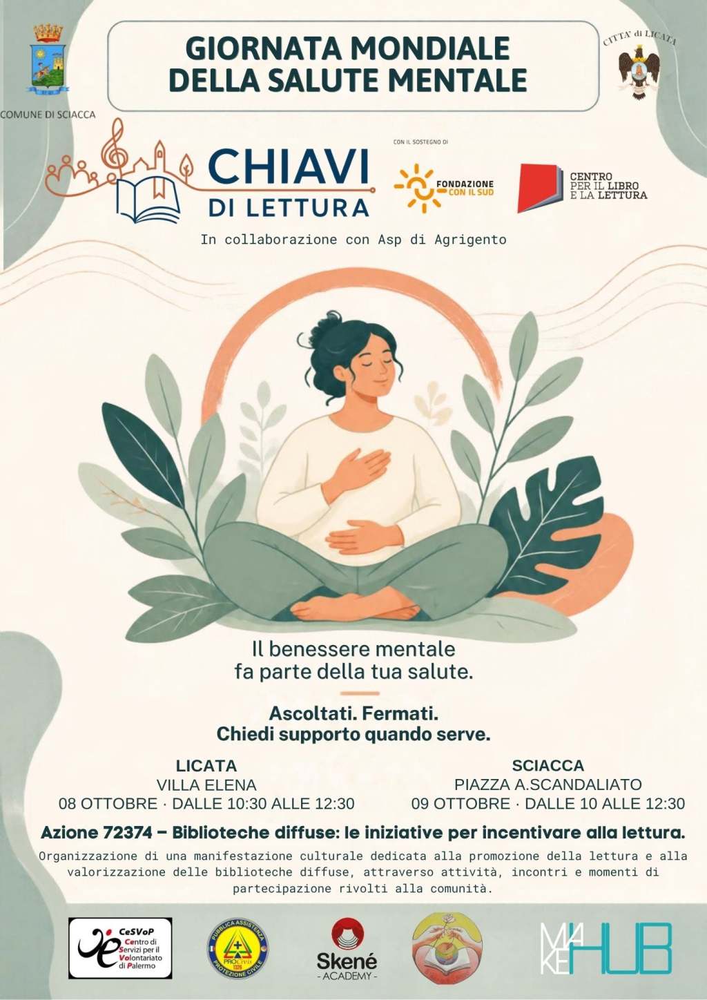 Al momento stai visualizzando Agrigento – Salute mentale, due eventi ASP a Licata e Sciacca