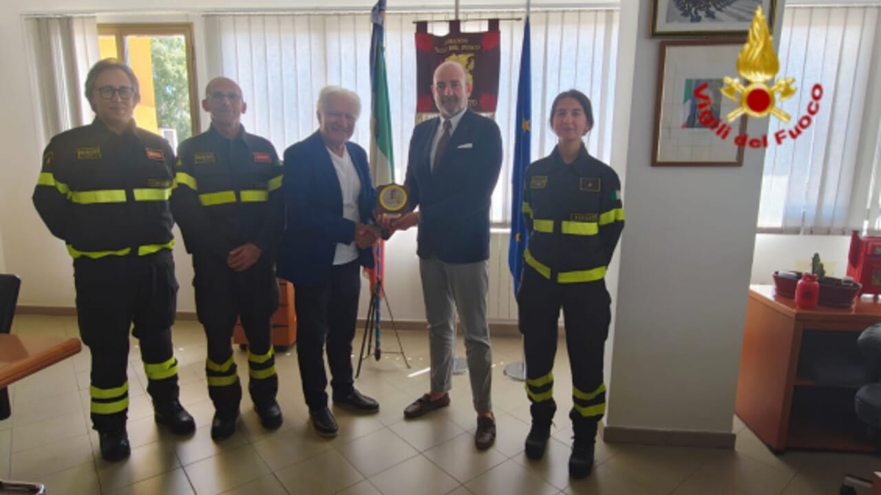 Al momento stai visualizzando Agrigento – Vigili del fuoco partigiani commemorati nel Giardino dei Giusti nella Valle dei Templi