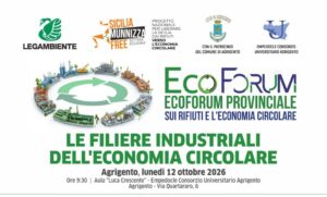 Scopri di più sull'articolo Legambiente, Agrigento ospita l’EcoForum sui Rifiuti e l’Economia Circolare