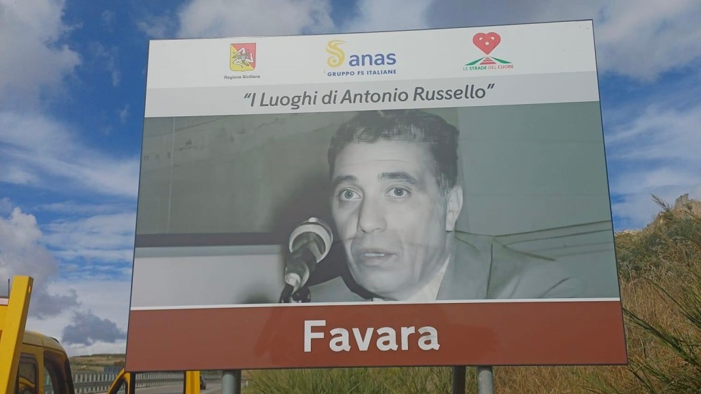 Al momento stai visualizzando Agrigento – Strada degli scrittori, ripristinato il pannello dello scrittore Antonio Russello