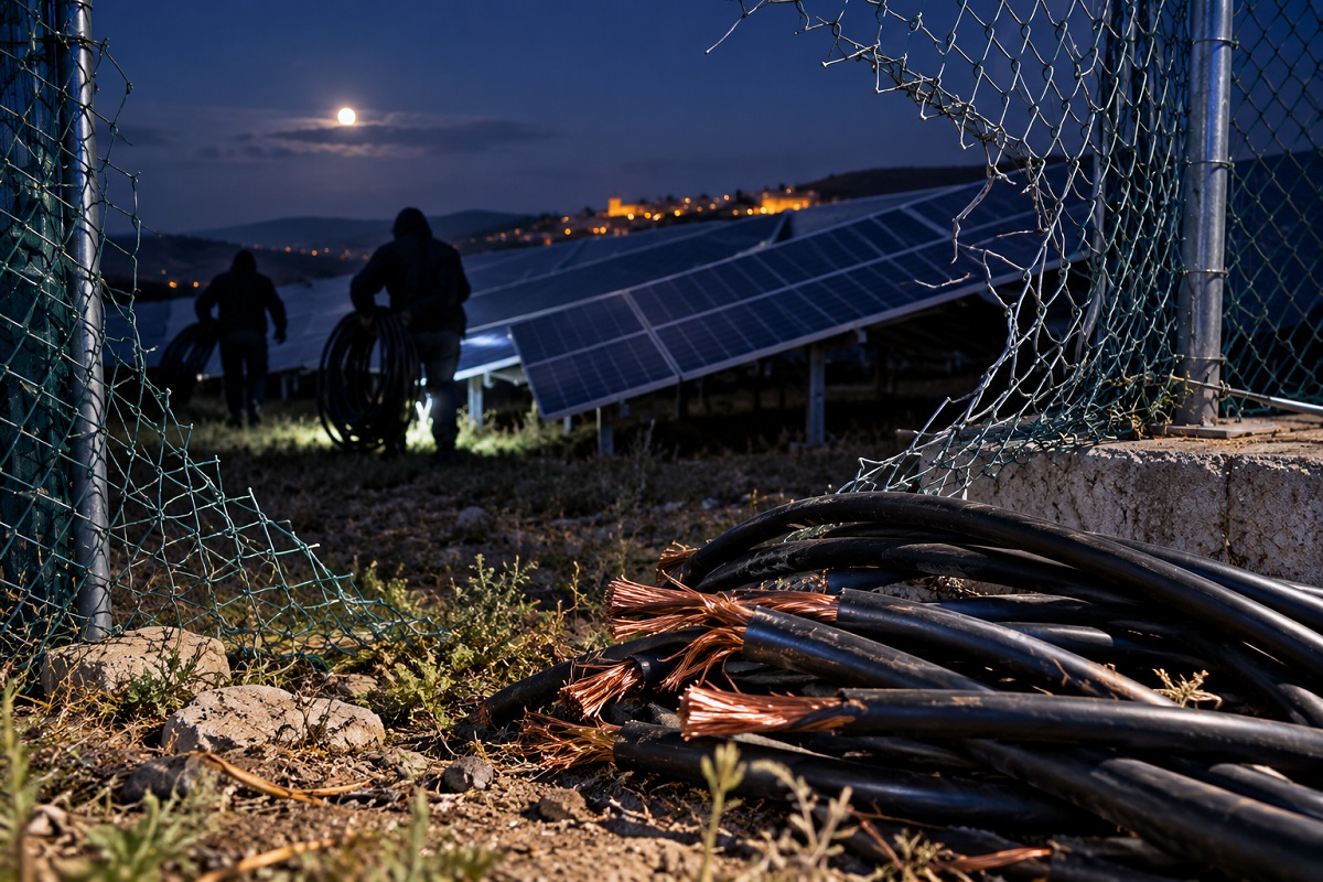 Scopri di più sull'articolo Agrigento – Furto di rame a Favara, rubati 10 mila metri di cavi da un impianto fotovoltaico