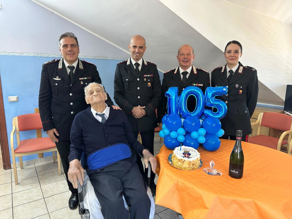 Al momento stai visualizzando Agrigento – Fedele all’Arma da oltre un secolo, i carabinieri festeggiano 105 anni dell’appuntato Mazzone 